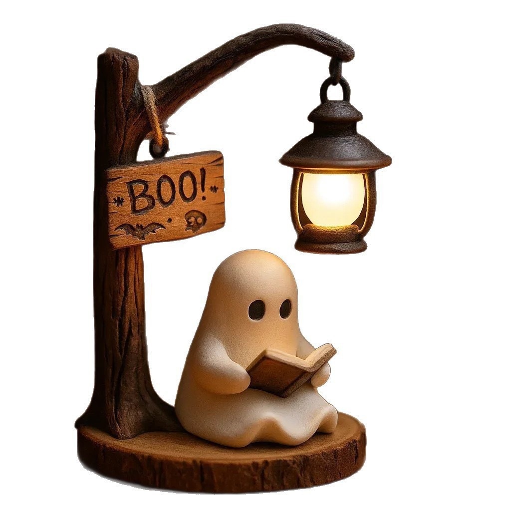 Home Office Desks - Ghost Reading Lantern 4.3x3.14x6.3 Inches Resin