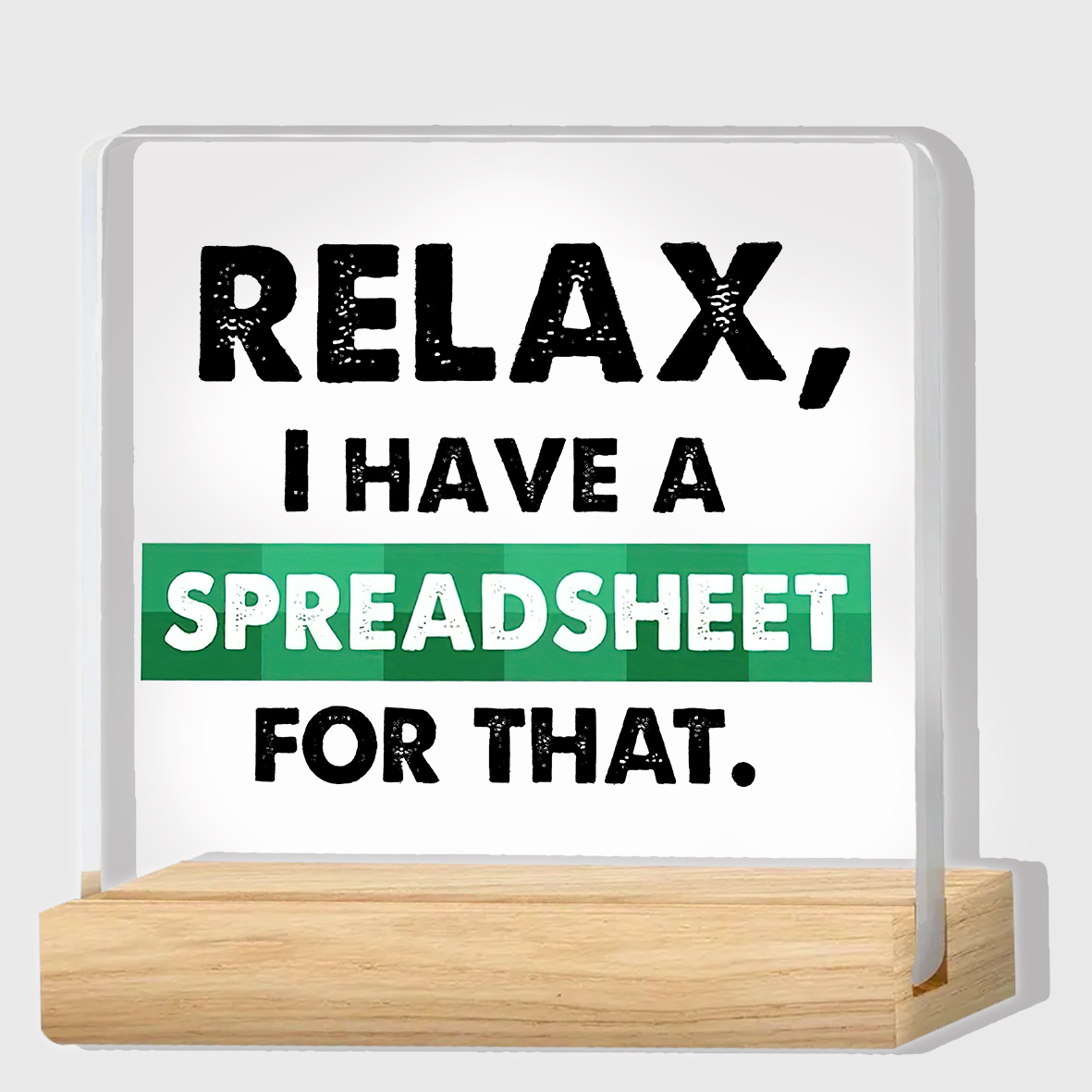 Home Office Login - 1PC Office Desk Sign - Accountant