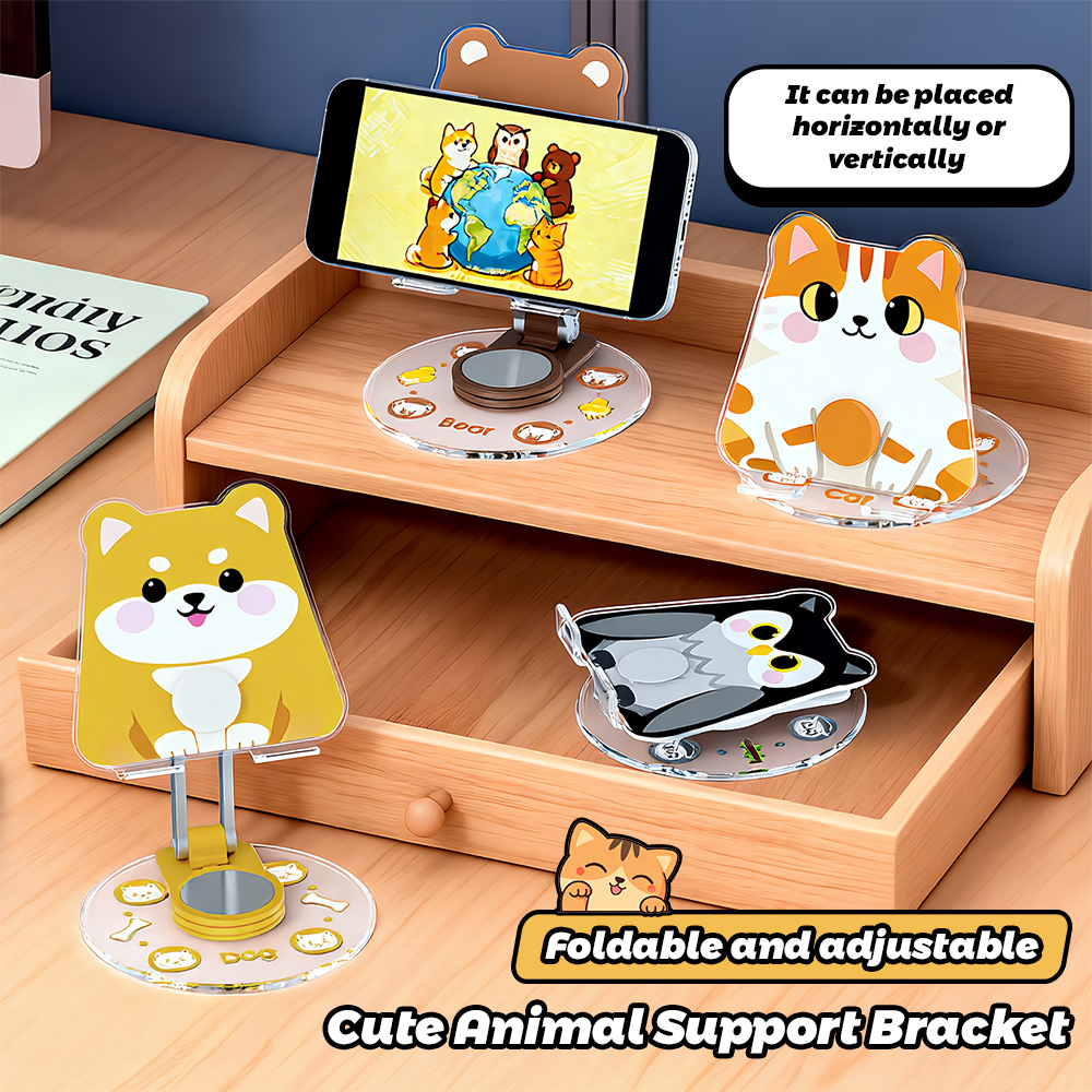 Cute Animal Phone Stand 360 Ro - огляд і ціна Home Office Contact