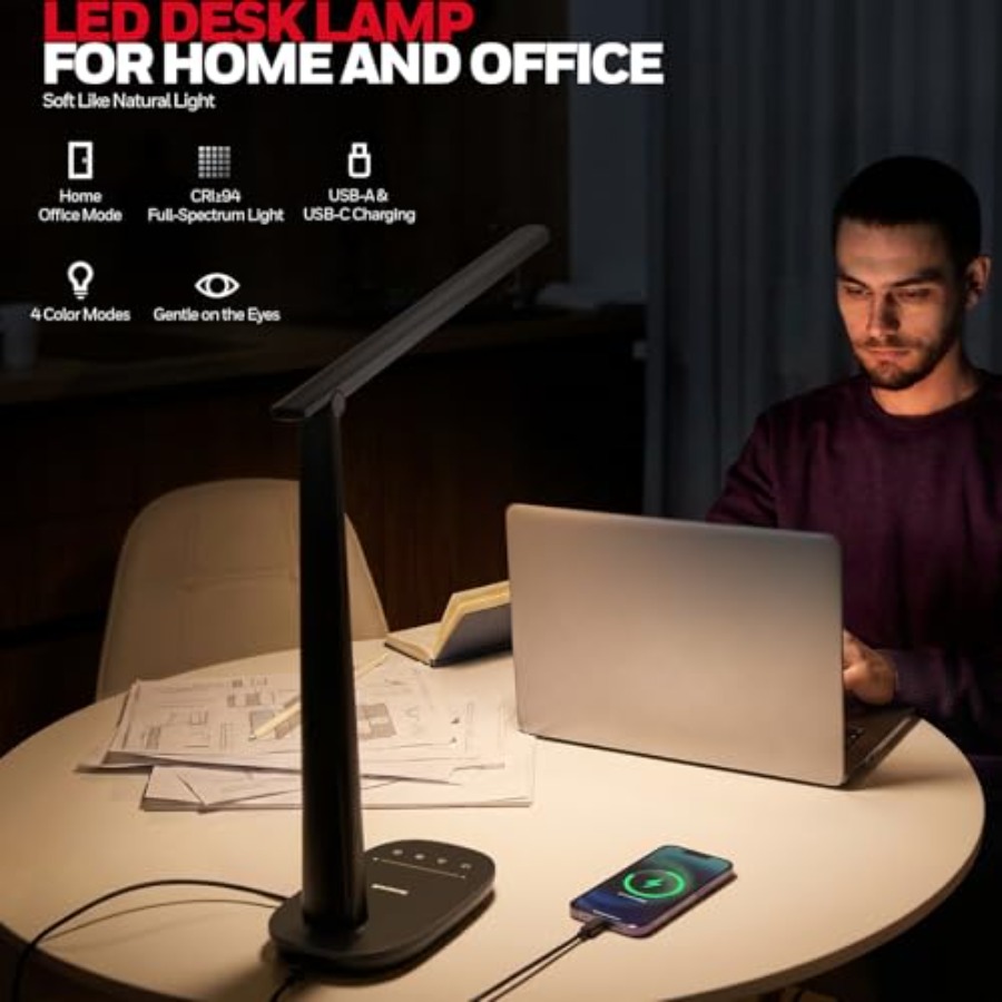 LED Desk Lamp for Home Office, - огляд і ціна Home Office Desks