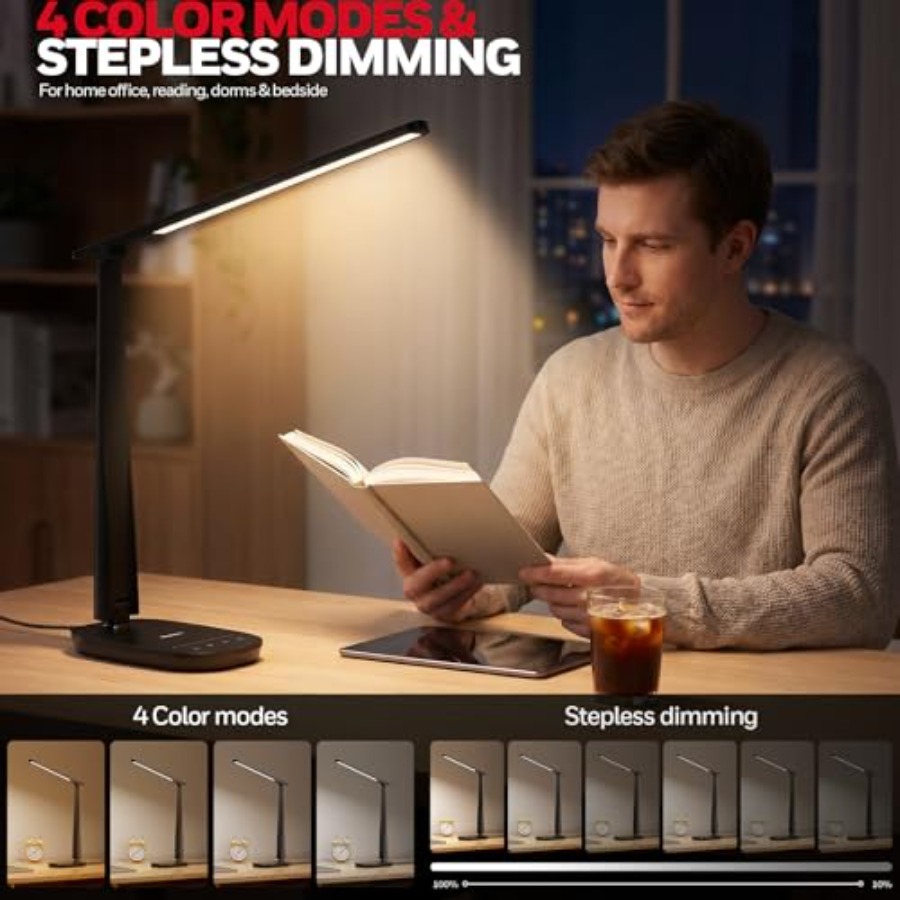 LED Desk Lamp for Home Office, - огляд і ціна Home Office Desks