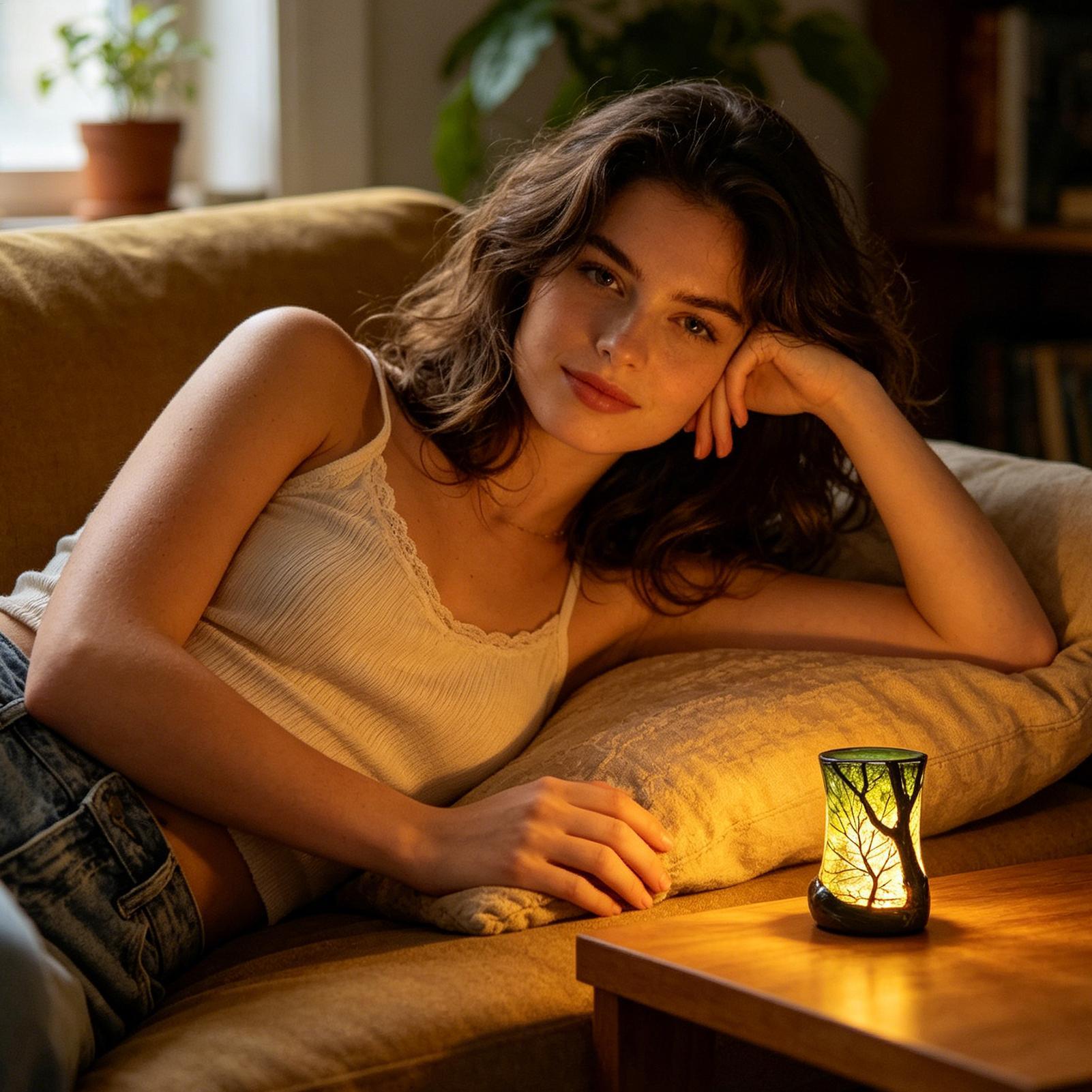 Bedside Table Lamp Forest Nigh - огляд і ціна Home Office Desks