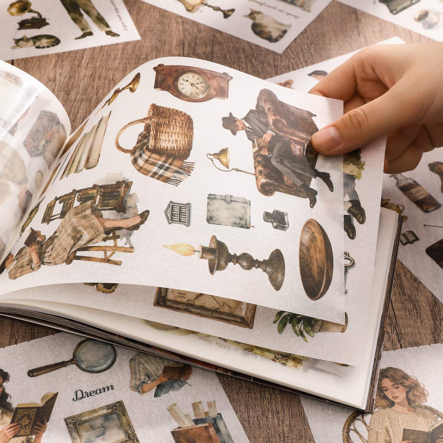 50sheets/book Retro Material S - огляд і ціна Home Office Login
