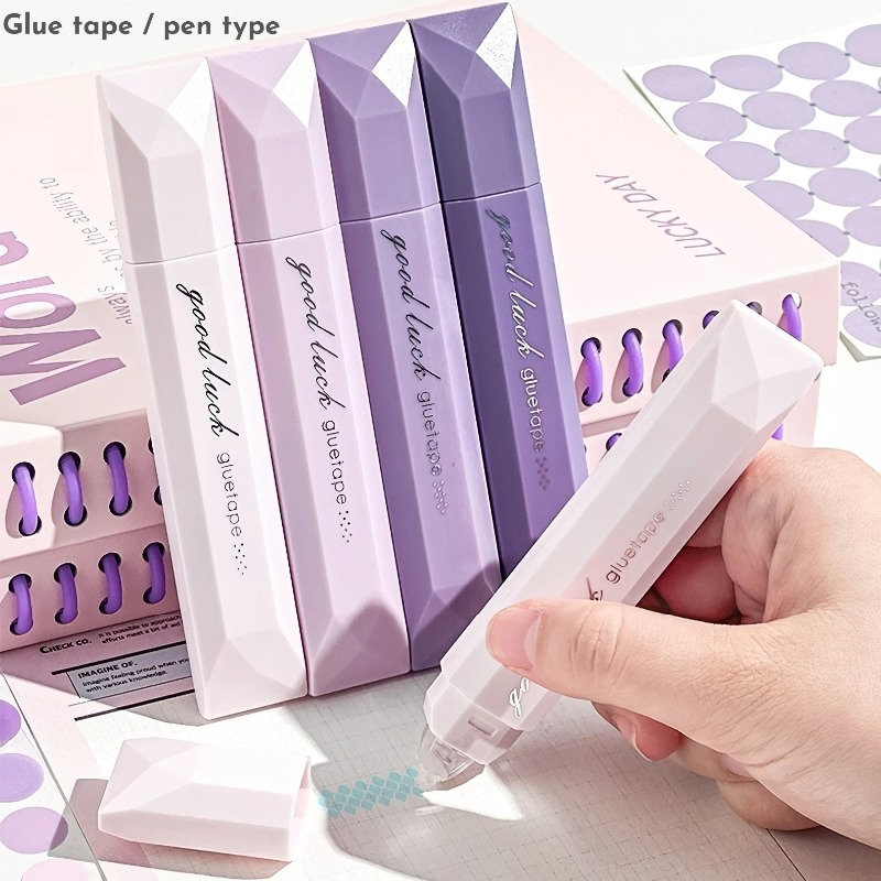 4pcs Gradient Color Glue Tape, - огляд і ціна Sticky Note Dispenser