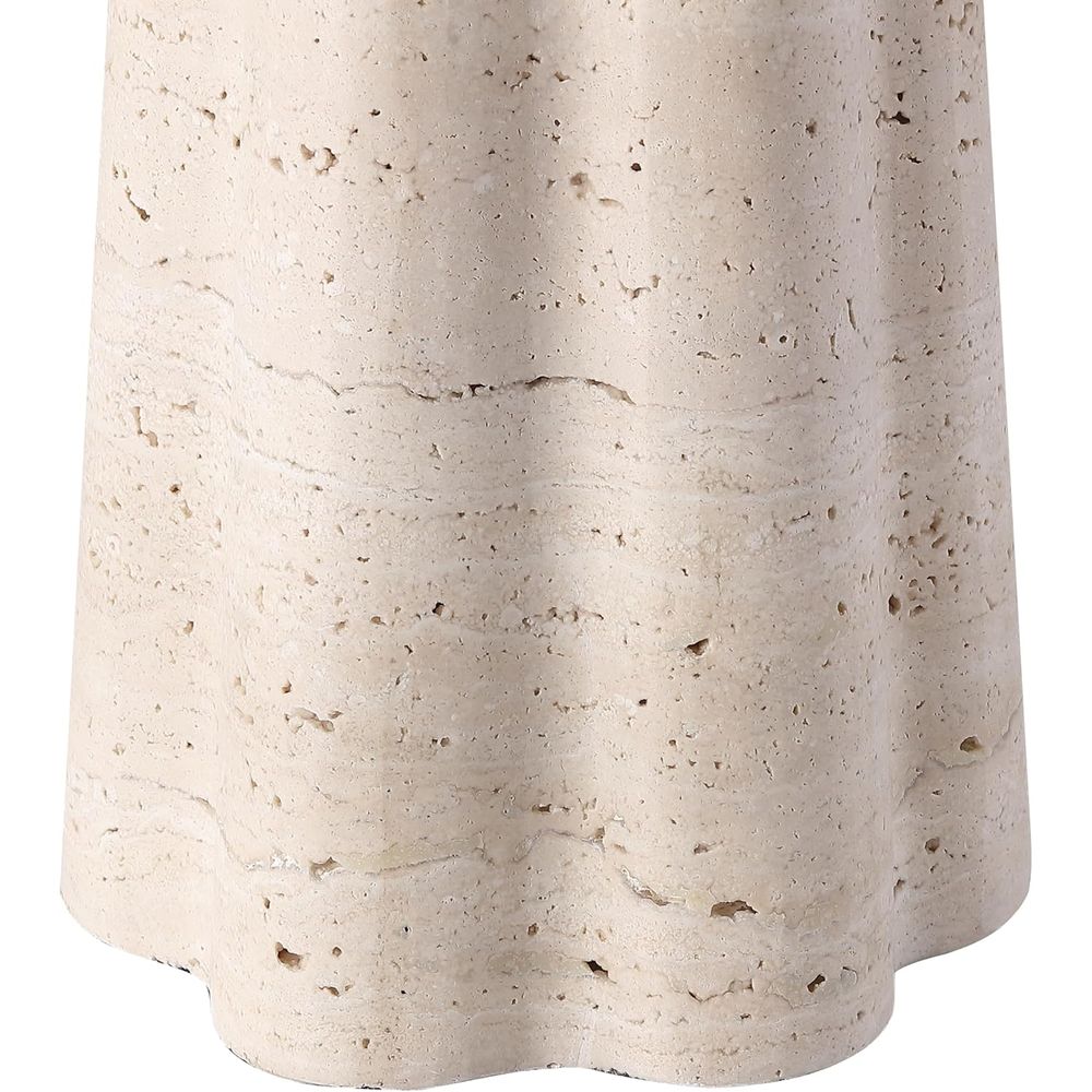 25-inch Travertine/White Table - огляд і ціна Home Office Lamp