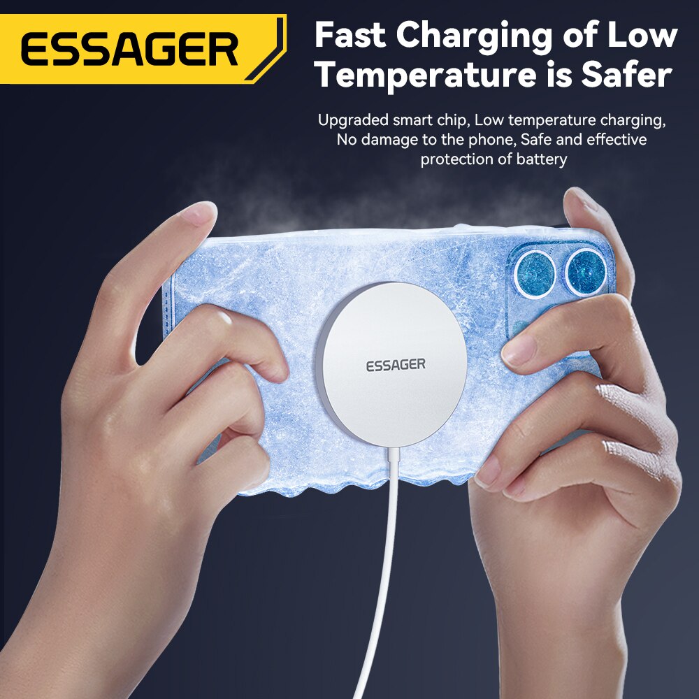 Essager 15W Magnetic Qi Wirele - огляд і ціна Desk Charging Station
