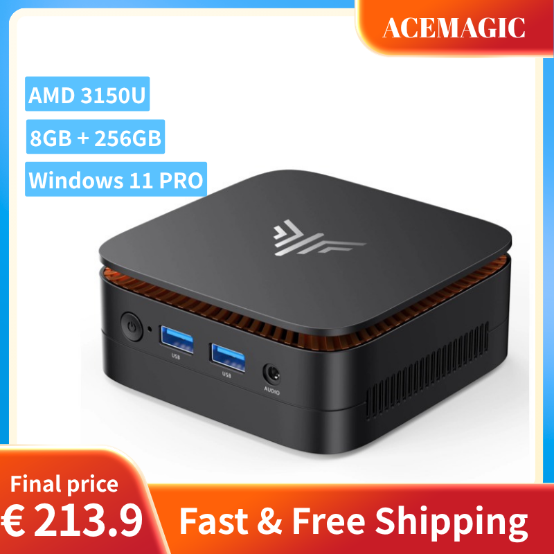 ACEMAGIC Mini PC AMD 3150U (2C - огляд і ціна Home Office Windows 11
