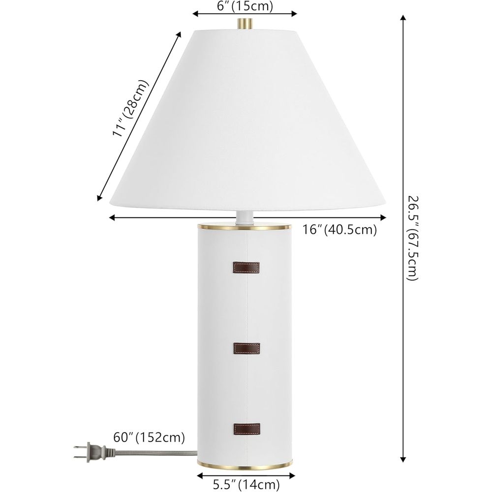 27-inch LED Table Lamp - White - огляд і ціна Home Office Desks