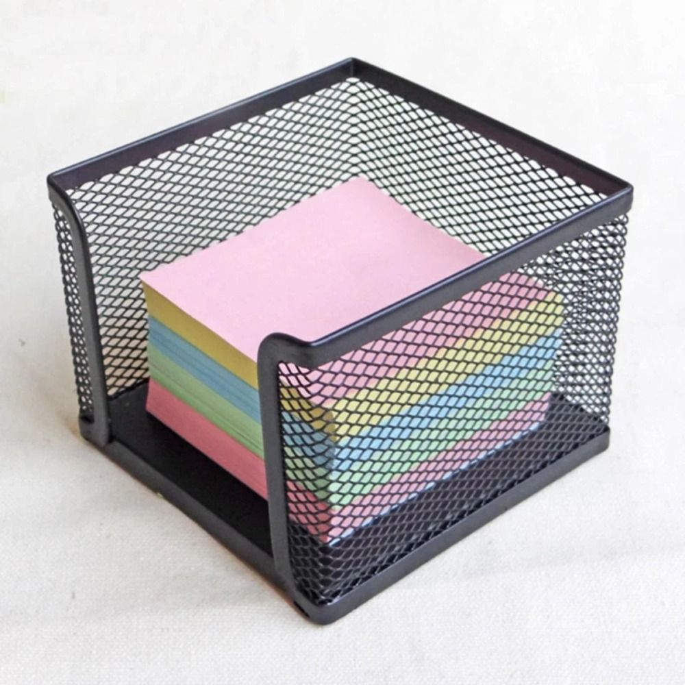 Black Mesh Paper Cube Mini Mem - огляд і ціна Sticky Note Dispenser