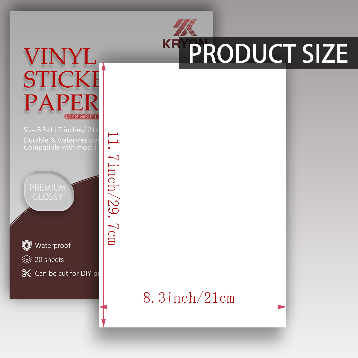 Glossy White Printable Vinyl S - огляд і ціна Label Maker Machine