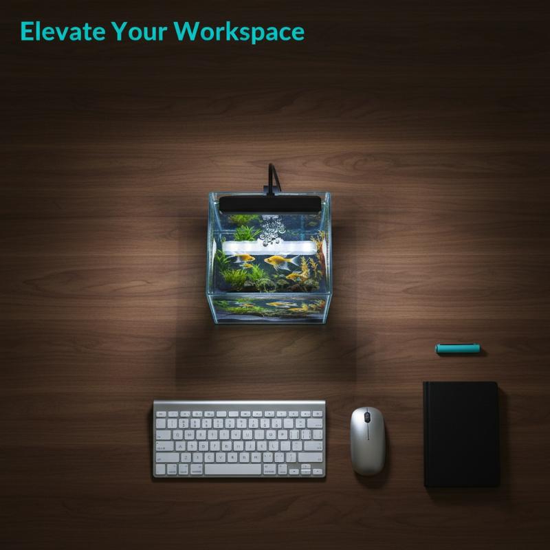 USB Aquarium Clip Light Flexib - огляд і ціна Home Office Lamp