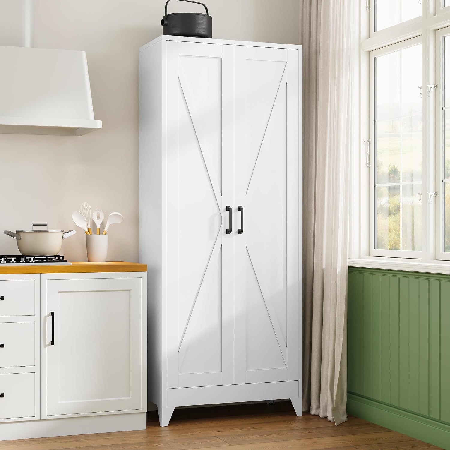 Tall Metal Storage Cabinet, Fr - огляд і ціна Home Office For Two