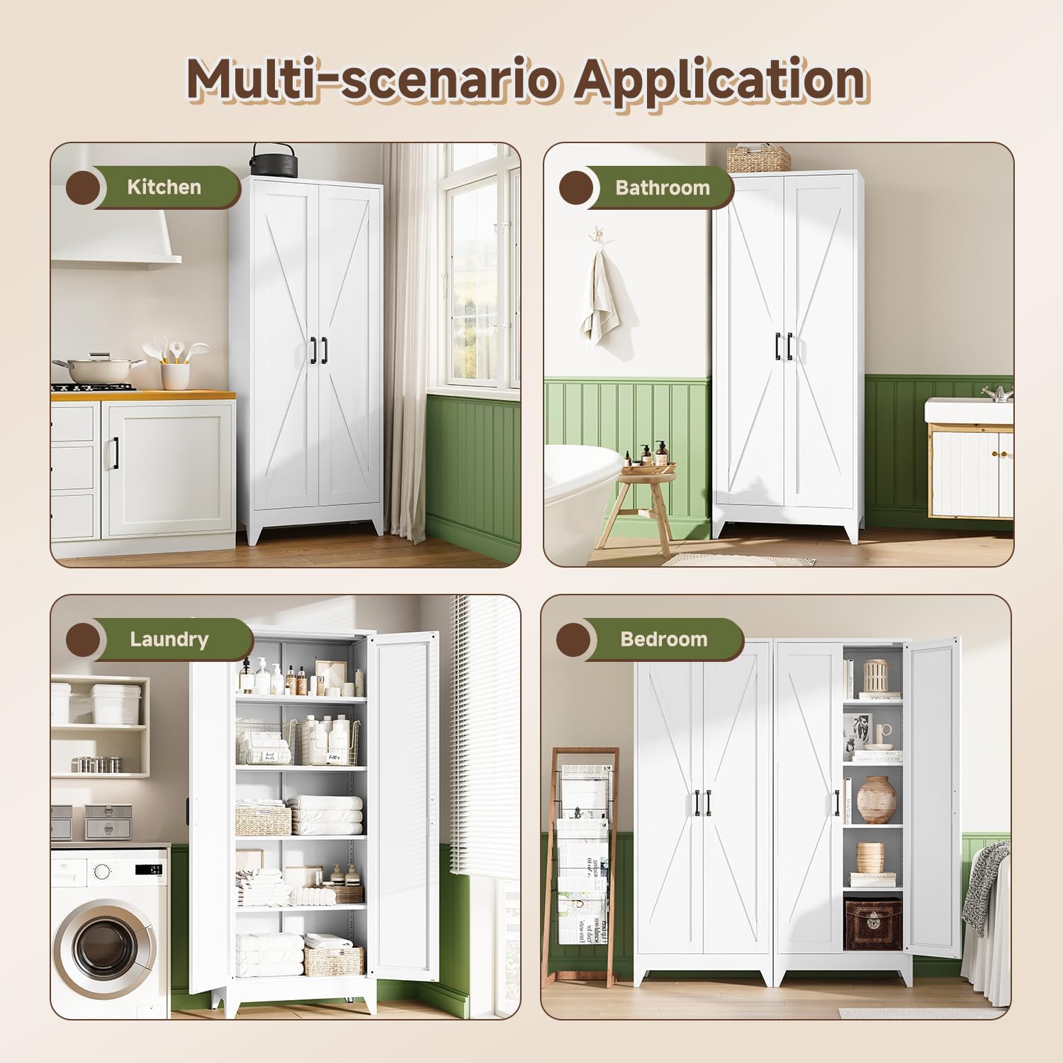 Tall Metal Storage Cabinet, Fr - огляд і ціна Home Office For Two
