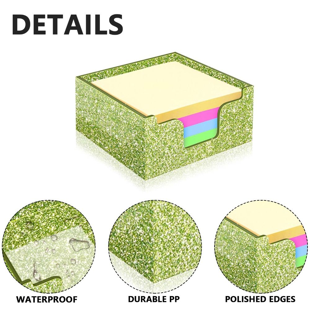 Glitter Acrylic Sticky Note Ho - огляд і ціна Sticky Note Dispenser