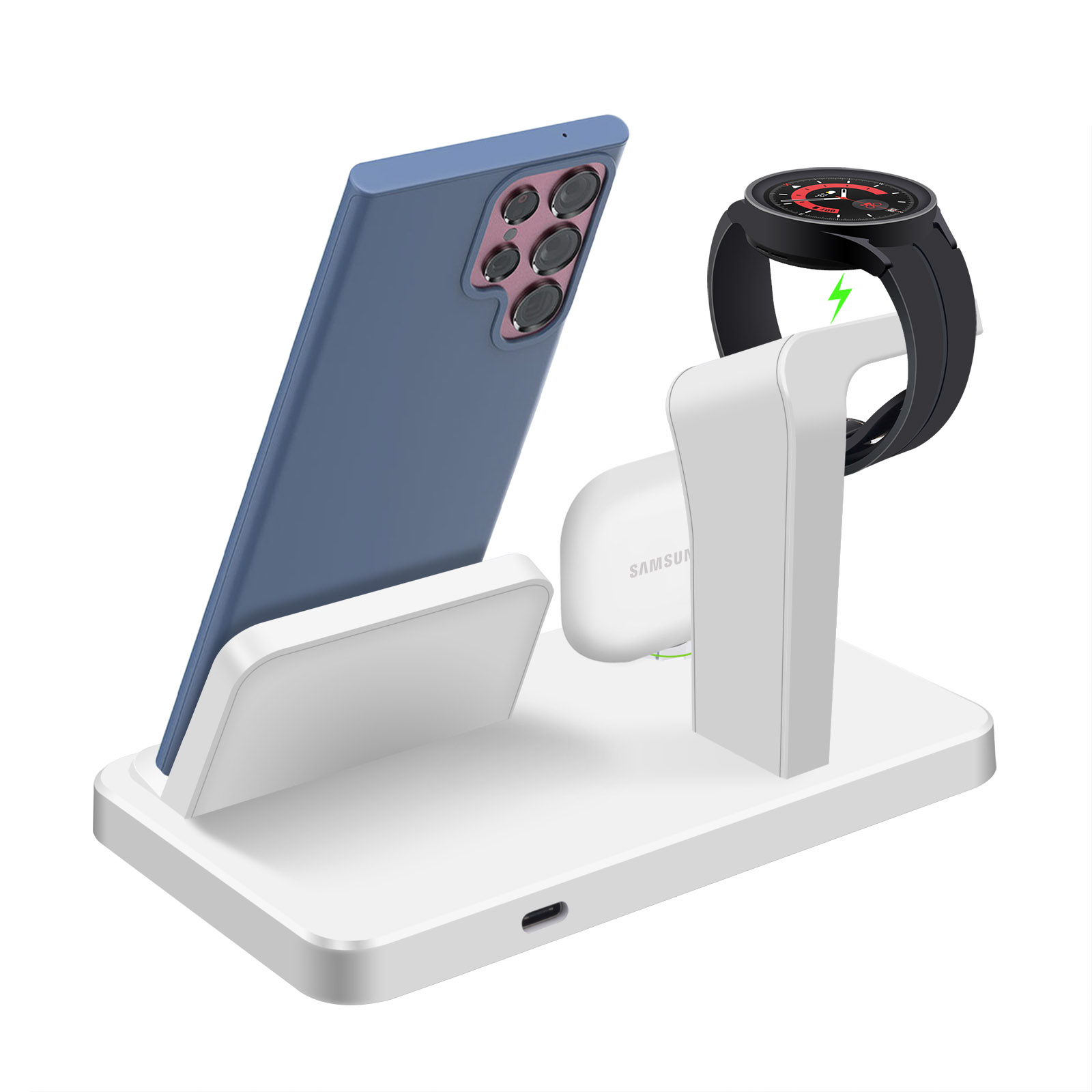 Desk 3 in 1 Type C Port Wirele - огляд і ціна Desk Charging Station