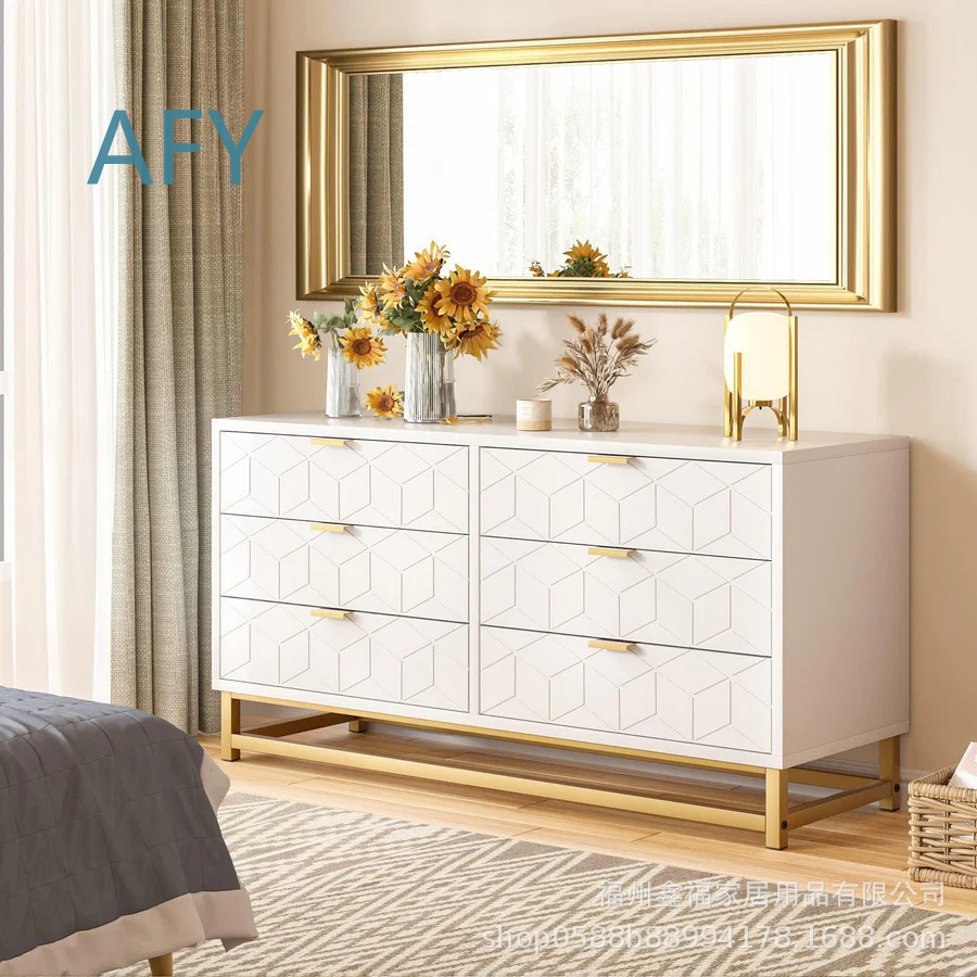 New Custom Wooden Six Drawer D - огляд і ціна Home Office Of Ikea