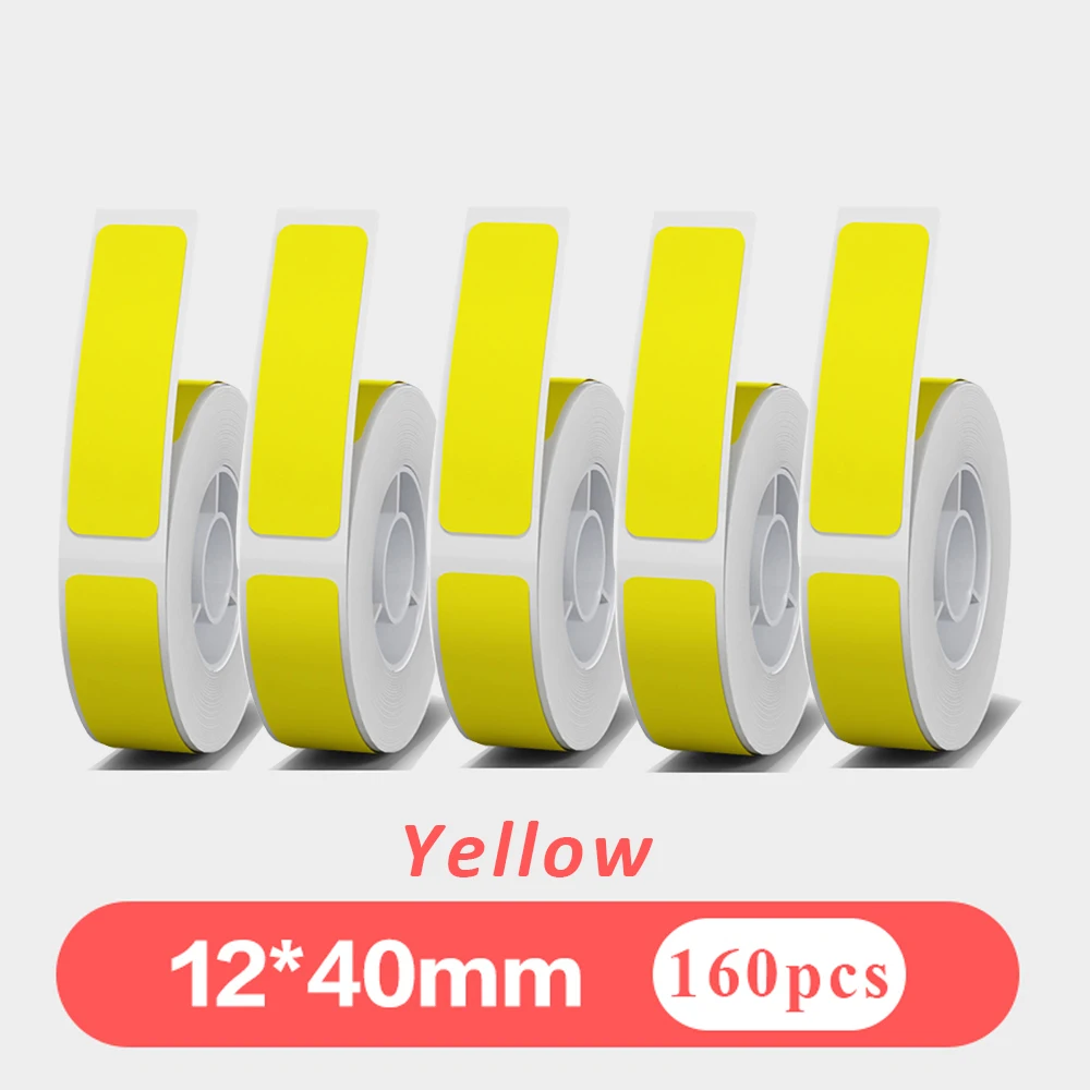 5pcs 12mmx40mm White Gap Label - огляд і ціна Label Maker Machine