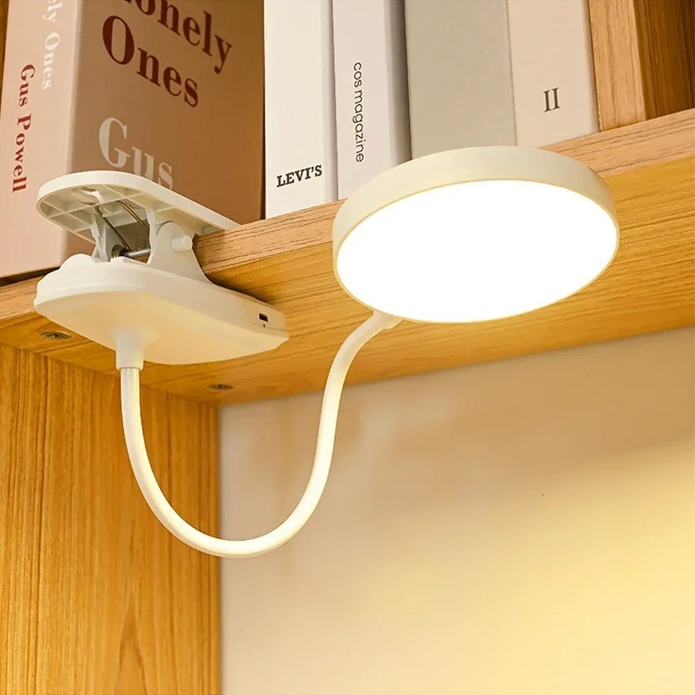 Portable USB Rechargeable Clip - огляд і ціна Home Office Lamp