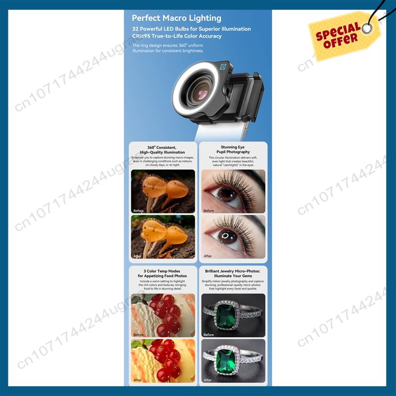 -A15I 10-20X Zoom Macro Lens W - огляд і ціна Zoom Lighting Kit