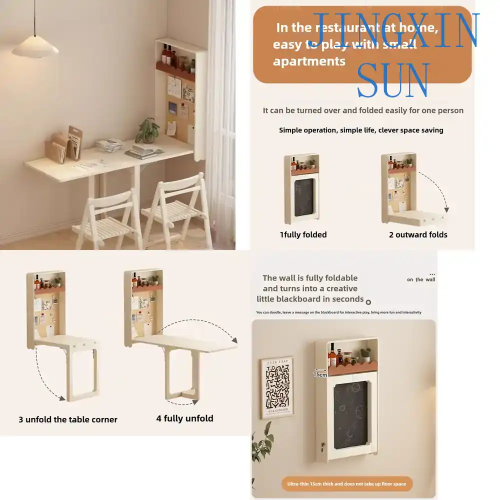 Modern Fold-Down Wall Table wi - огляд і ціна Home Office Of Ikea