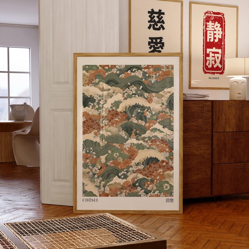 2pcs Japandi Zen Canvas Wall A - огляд і ціна Home Office For Two