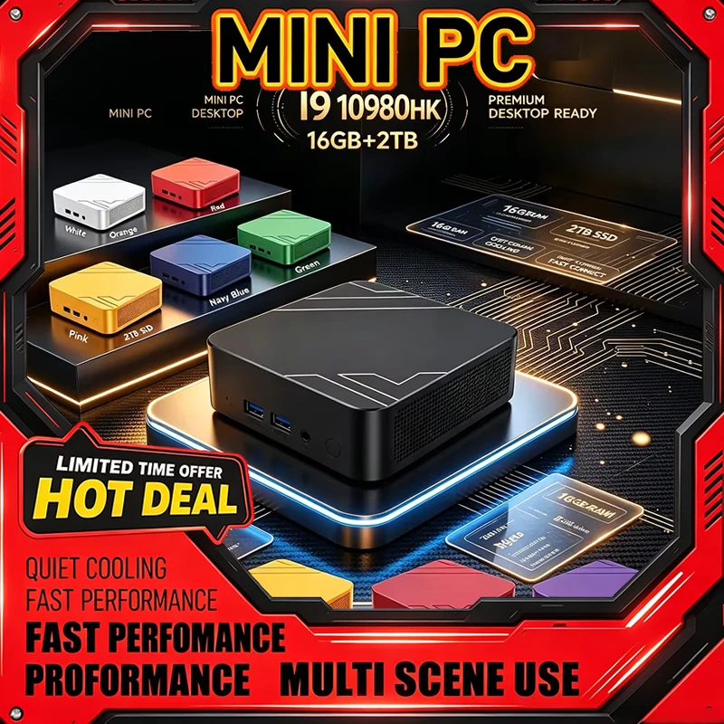 13‑Color Intel I9 10980HK Mini - огляд і ціна Home Office Windows 11