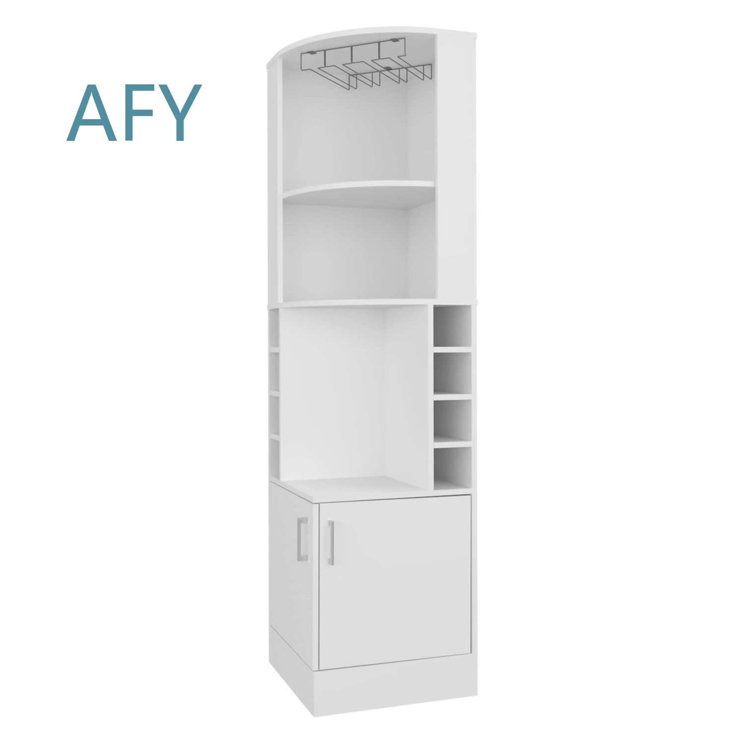 White Corner Bar Cabinet with  - огляд і ціна Home Office Of Ikea
