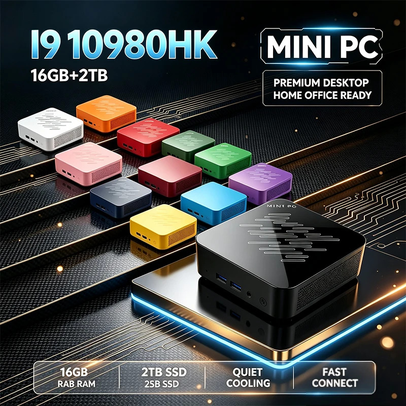 13‑Color Intel I9 10980HK Mini - огляд і ціна Home Office Windows 11