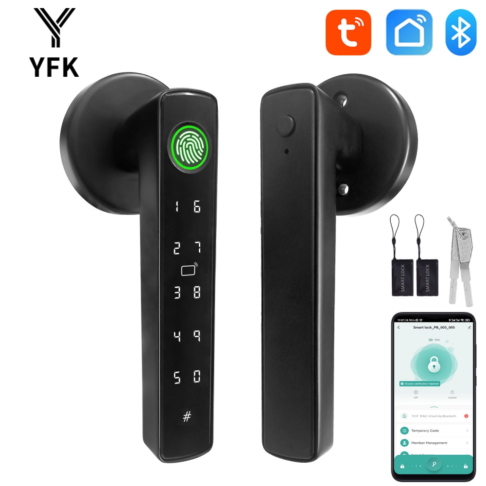 YFK Tuya 5-in-1 Smart Door Han - огляд і ціна Home Office Login