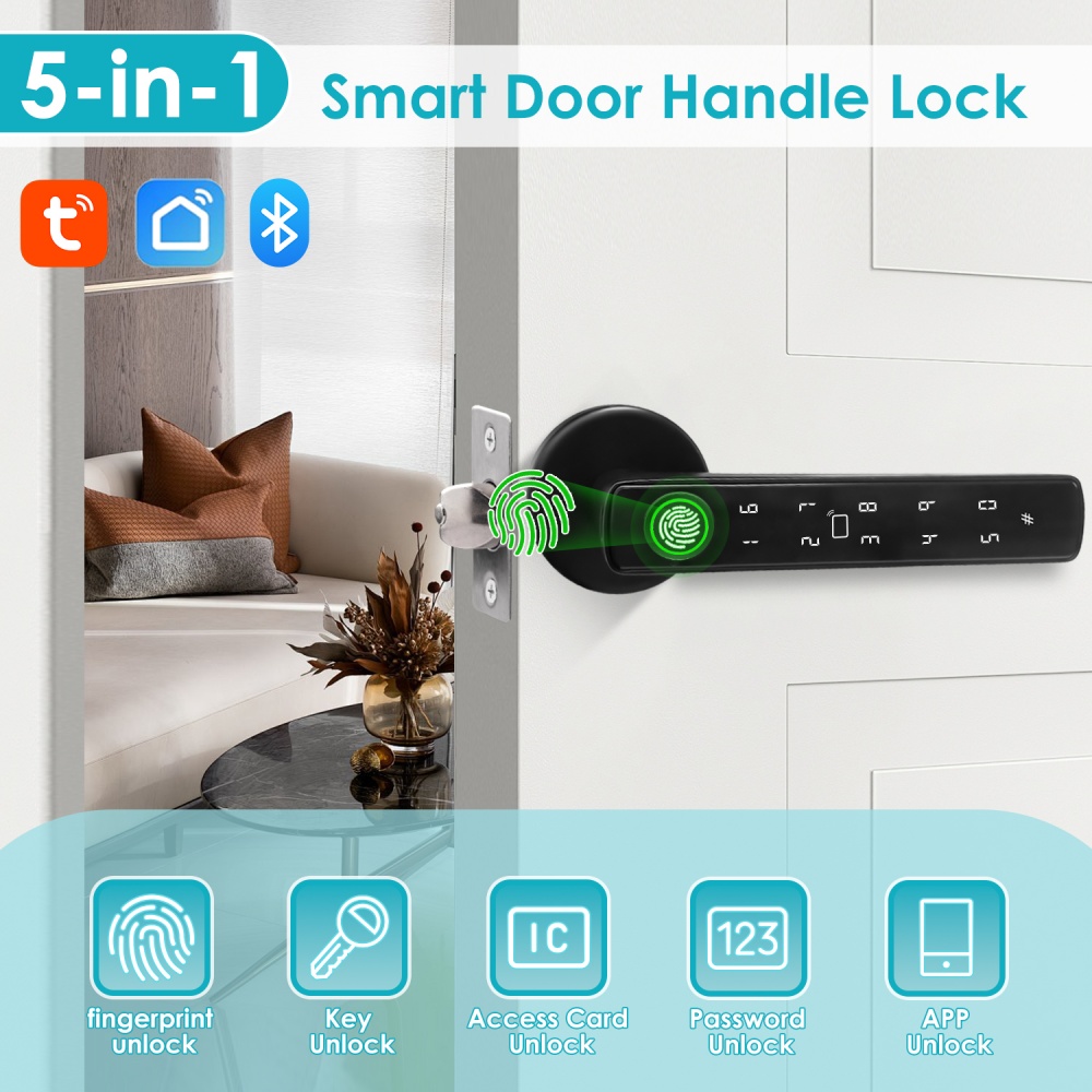 YFK Tuya 5-in-1 Smart Door Han - огляд і ціна Home Office Login