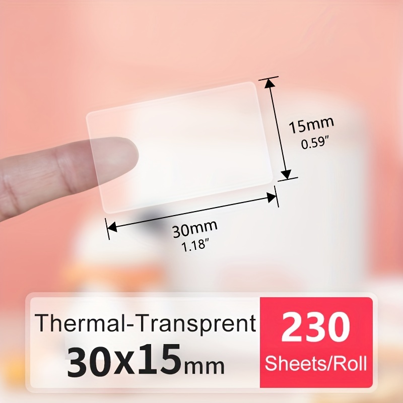 Transparent P15 Label Paper St - огляд і ціна Label Maker Machine